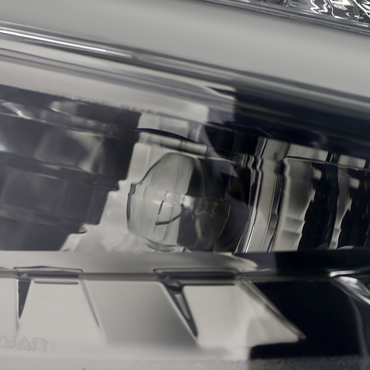 2011-2013 Ford Fiesta Hatchback LED Tail Lights Chrome Housing/Smoke Lens