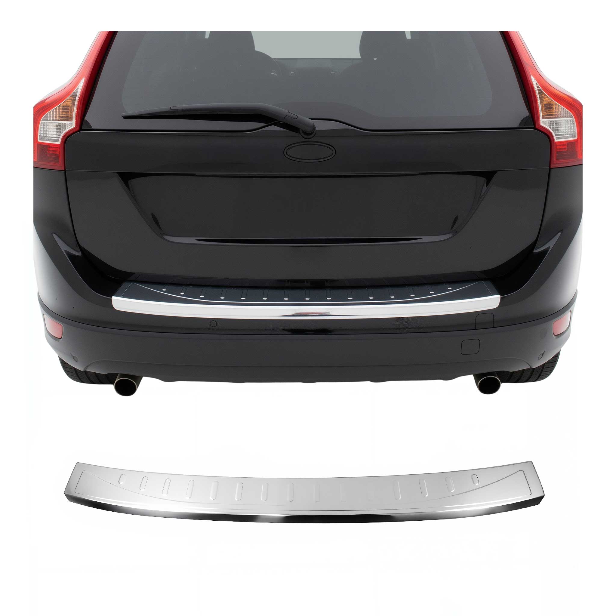 2010-2017 Volvo XC60 Rear Bumper Guard Stainless Steel Brushed