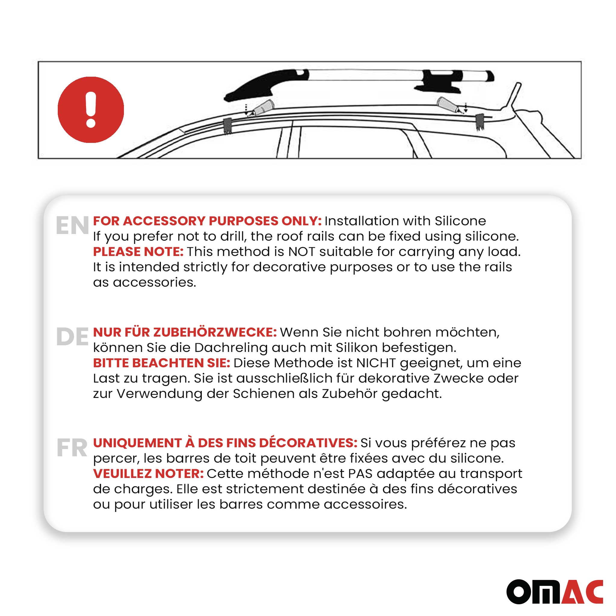 2005-2021 Nissan Frontier Roof Rack Rails Side Rails Silver