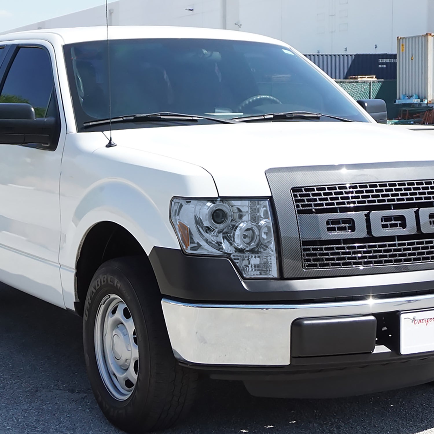 2009-2014 Ford F-150 Dual Halo Projector Headlights Chrome/Clear Lens