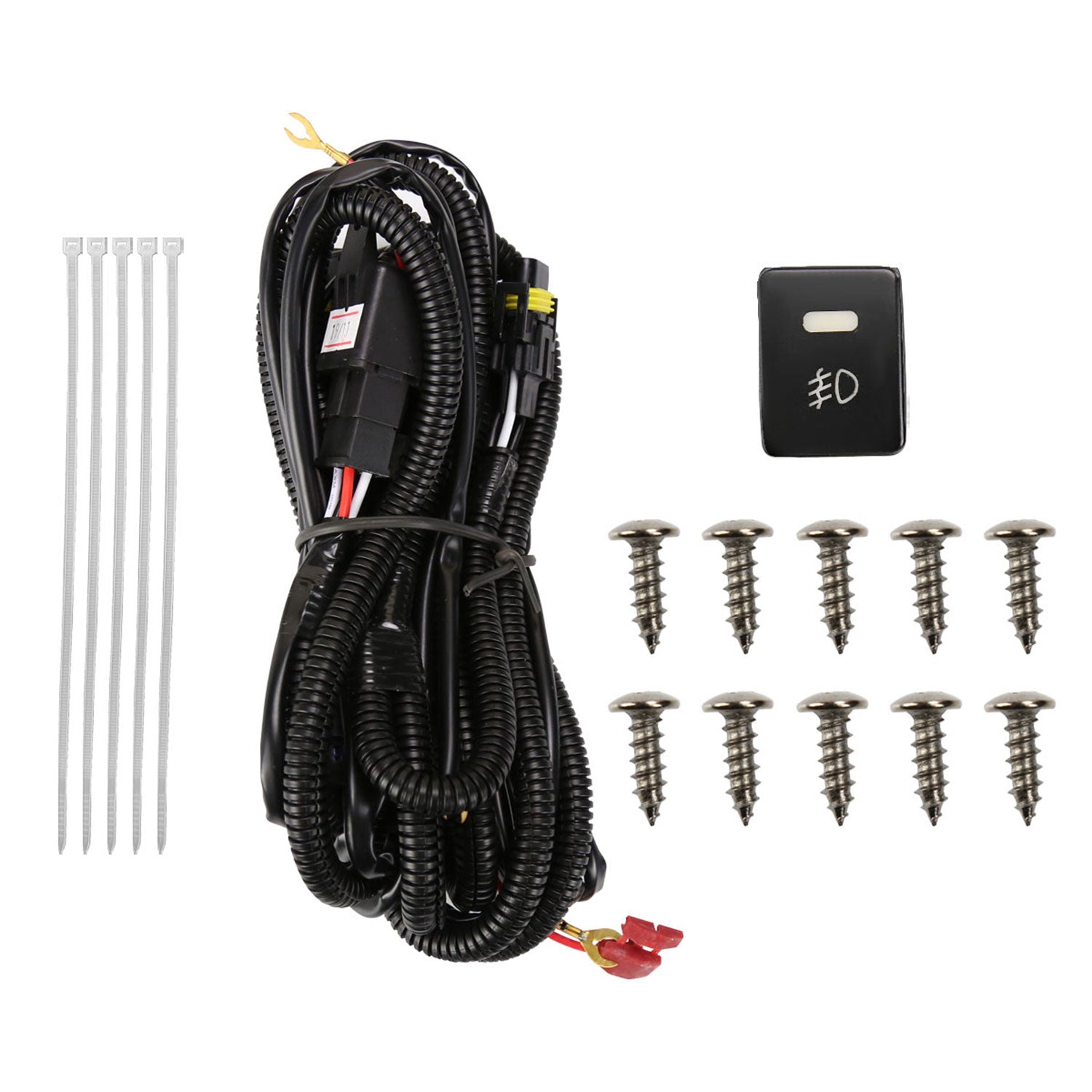 2018-2020 Honda Fit H8 Fog Lights Kit Chrome Housing/Clear Lens