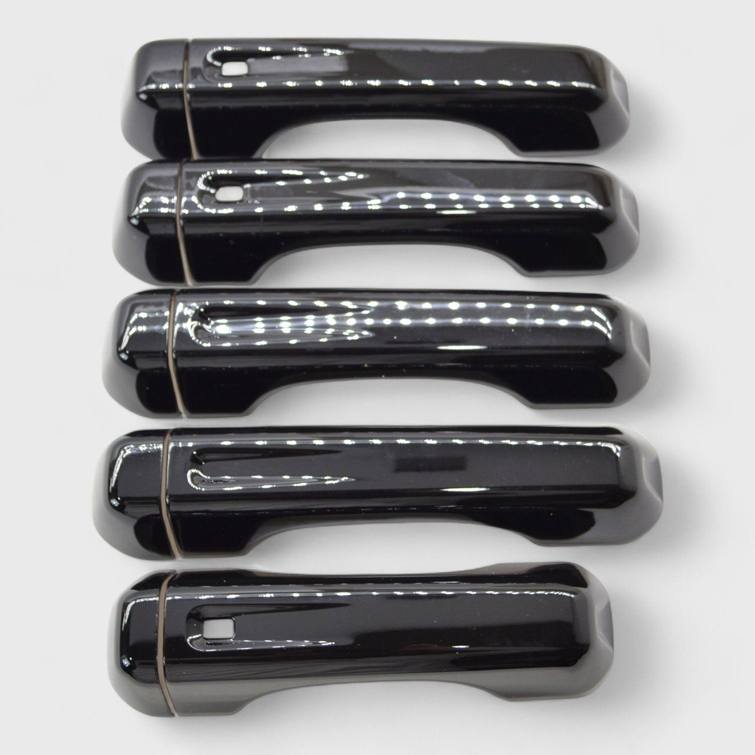 2018-2025 Jeep Wrangler JL Door Handle Cover Gloss Black 10Pcs ABS Plastic