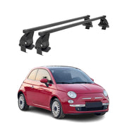 2012-2016 Fiat 500 4Door Roof Rack Cross Bars Black