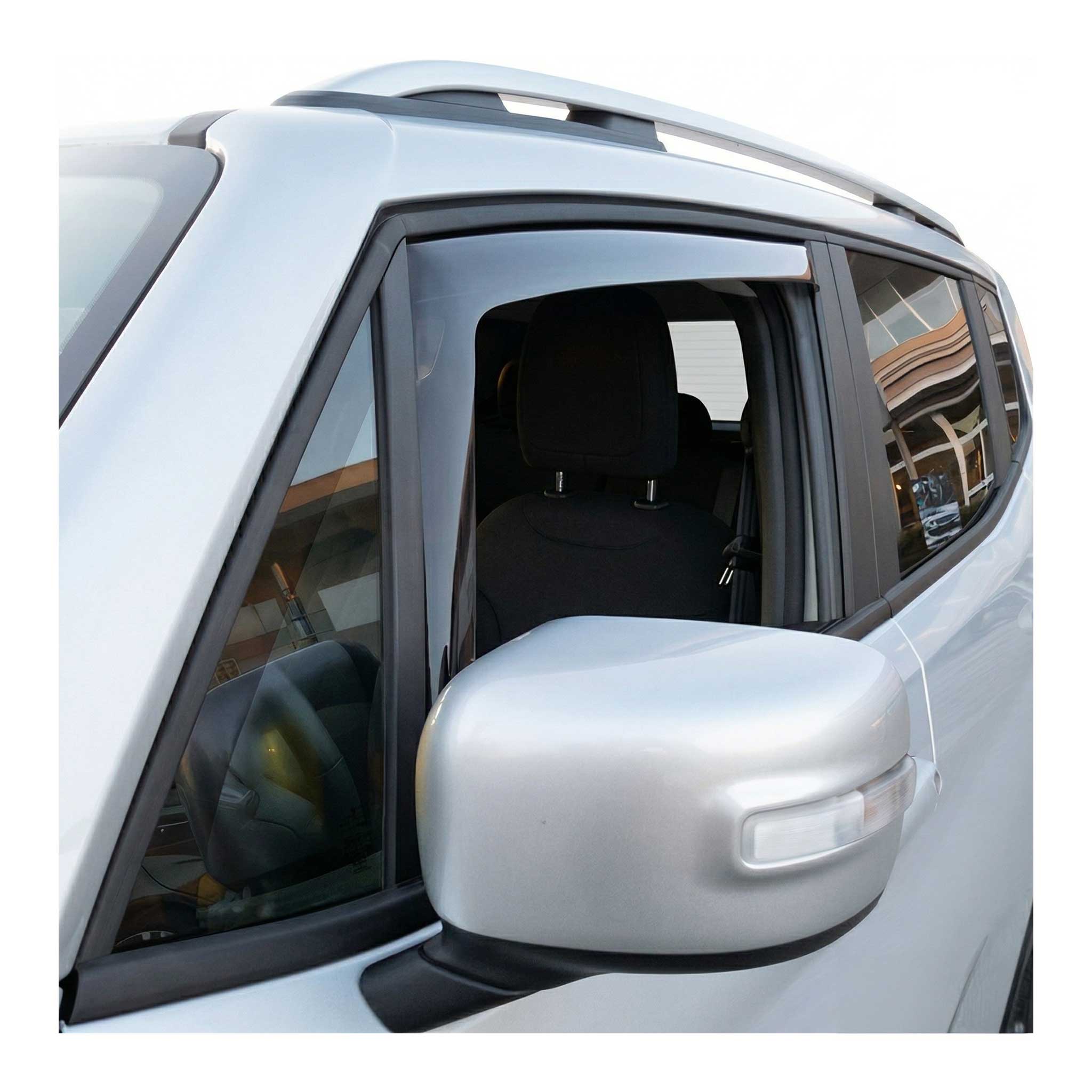 2004-2009 Land Rover LR3 Window Visor Vent Rain Deflector 2Pcs Smoke
