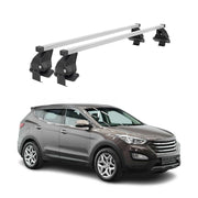 2013-2018 Hyundai Santa Fe Roof Rack Cross Bars Silver
