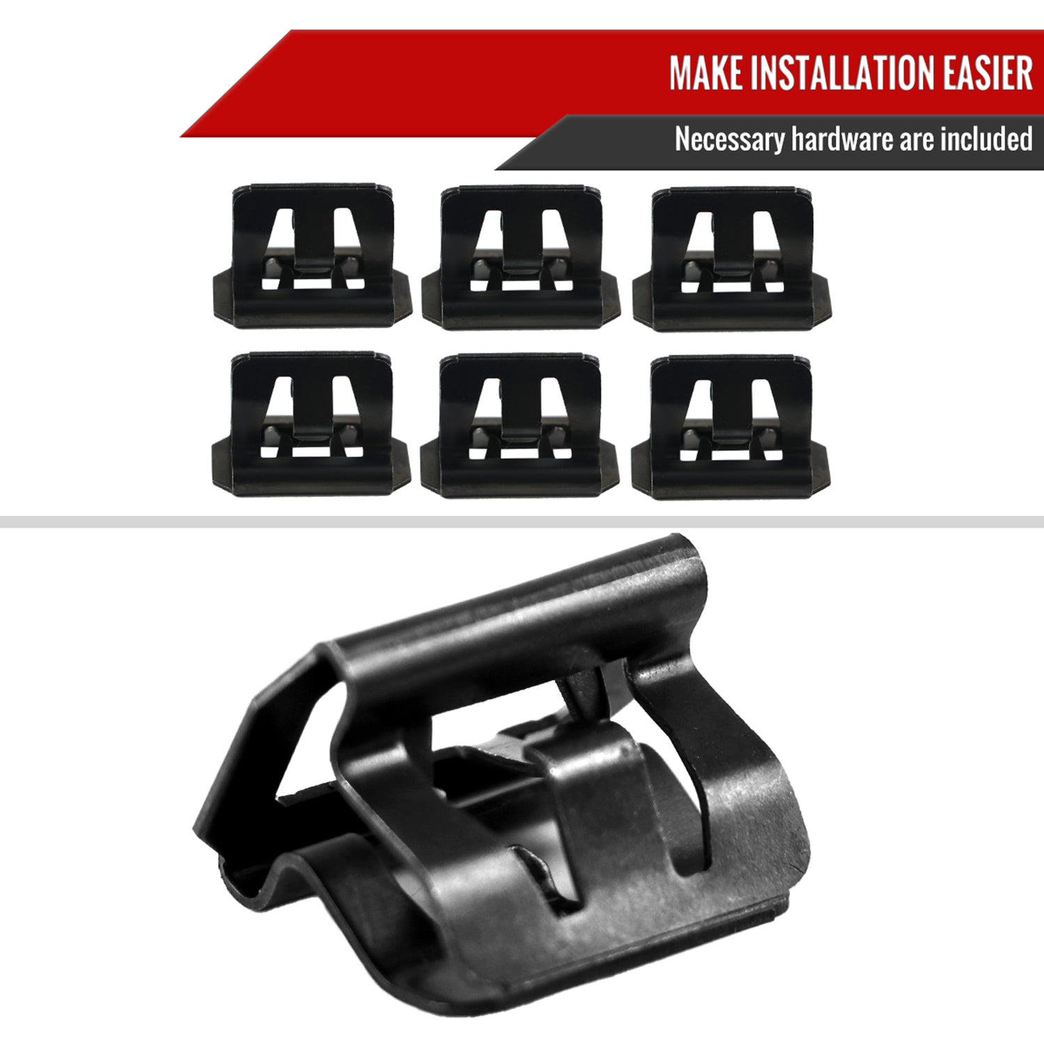 2002-2007 GMC Envoy Glossy Black ABS Mesh Grille