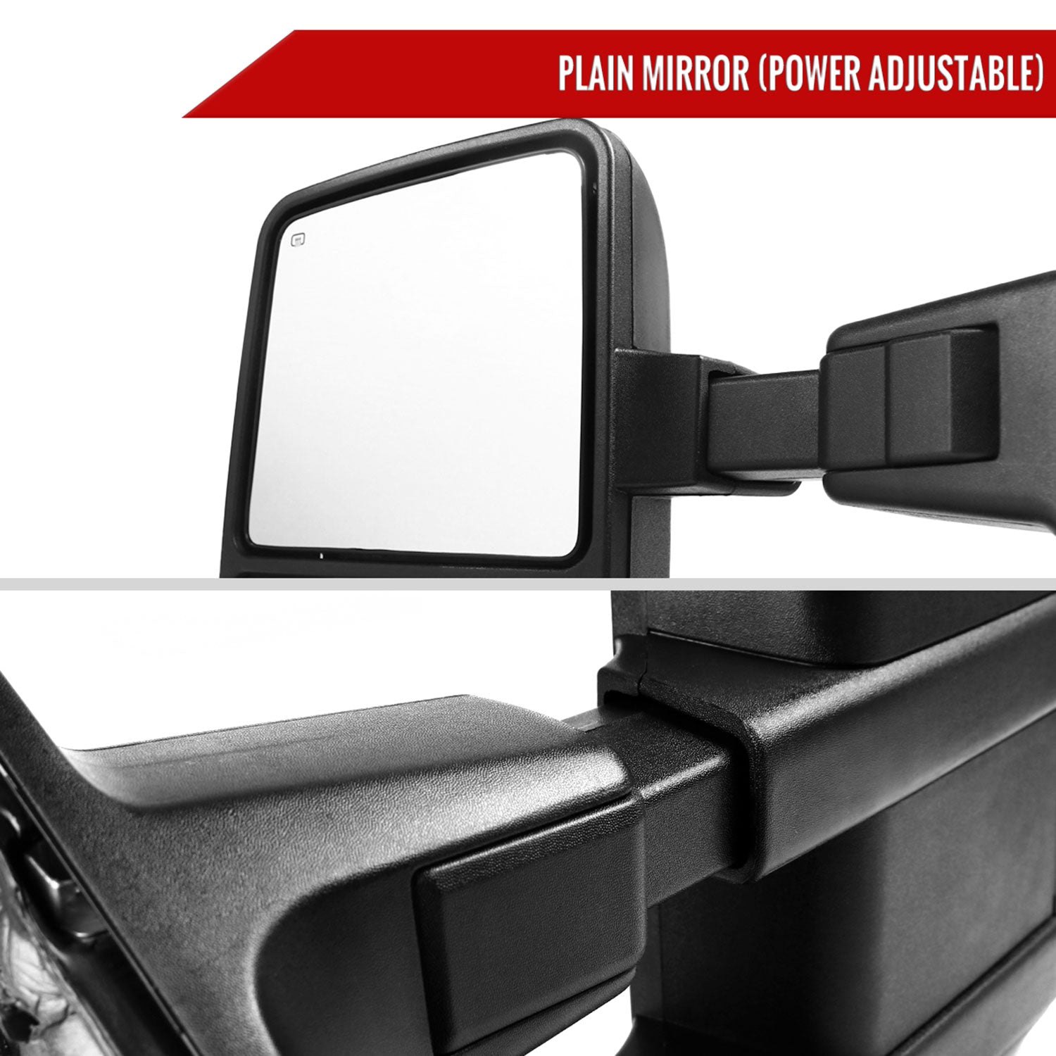 2008-2016 Ford F-250/350/450/550 Heated Towing Mirrors Smoke & Turn Signal