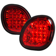 1998-2005 Lexus GS300/GS400/GS430 LED Trunk Lights Chrome Housing/Red Lens