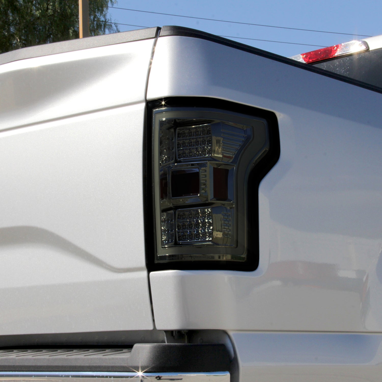 2018-2020 Ford F-150 LED Tail Lights Chrome Housing/Smoke Lens