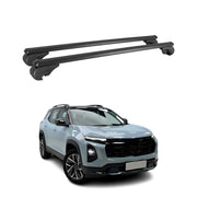 2025 Chevrolet Equinox Roof Rack Cross Bars Luggage Carrier Alu Black 2Pcs