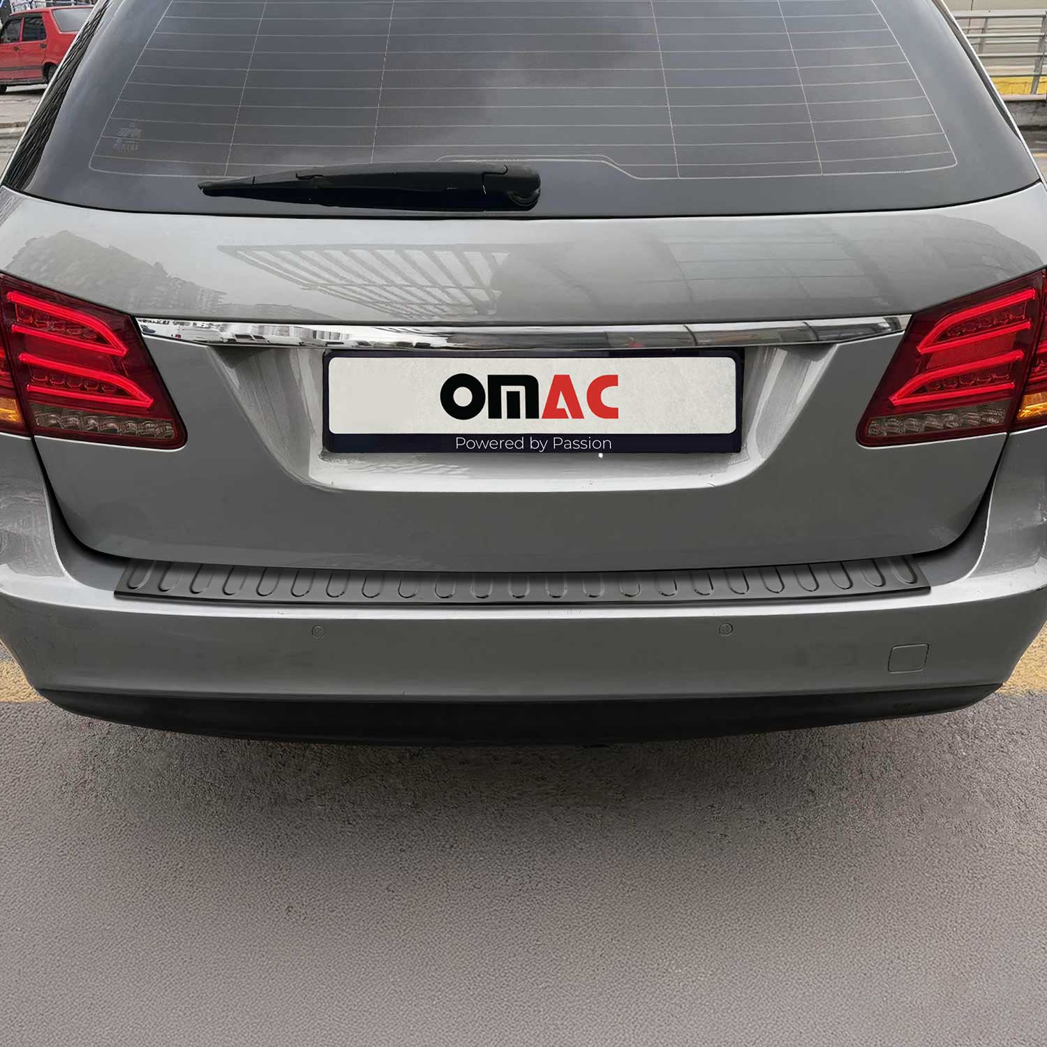 2010-2016 Mercedes E Class S212 Wagon Rear Bumper Guard Stainless Steel Dark