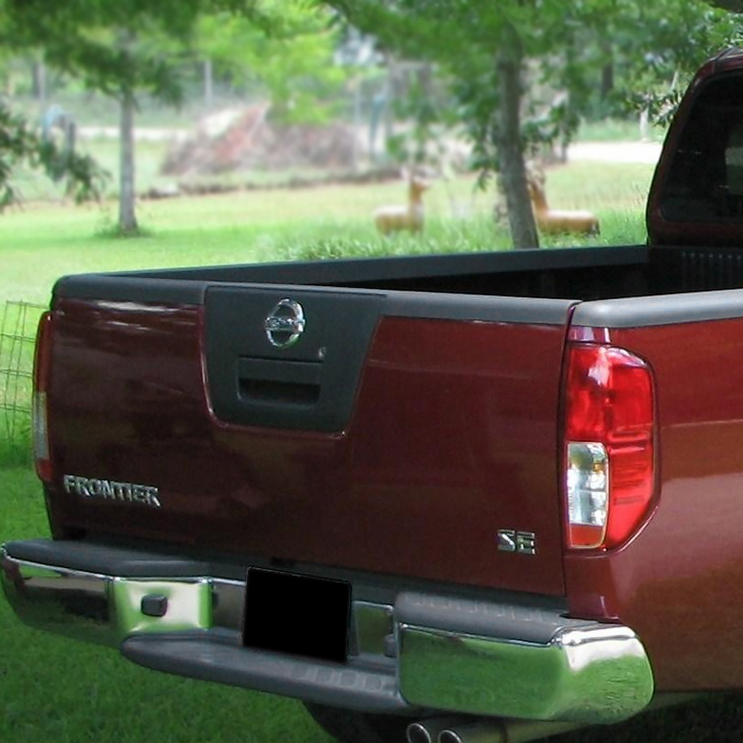 2005-2012 Nissan Frontier Black OE Style Trunk Tailgate Cap Protector Cover