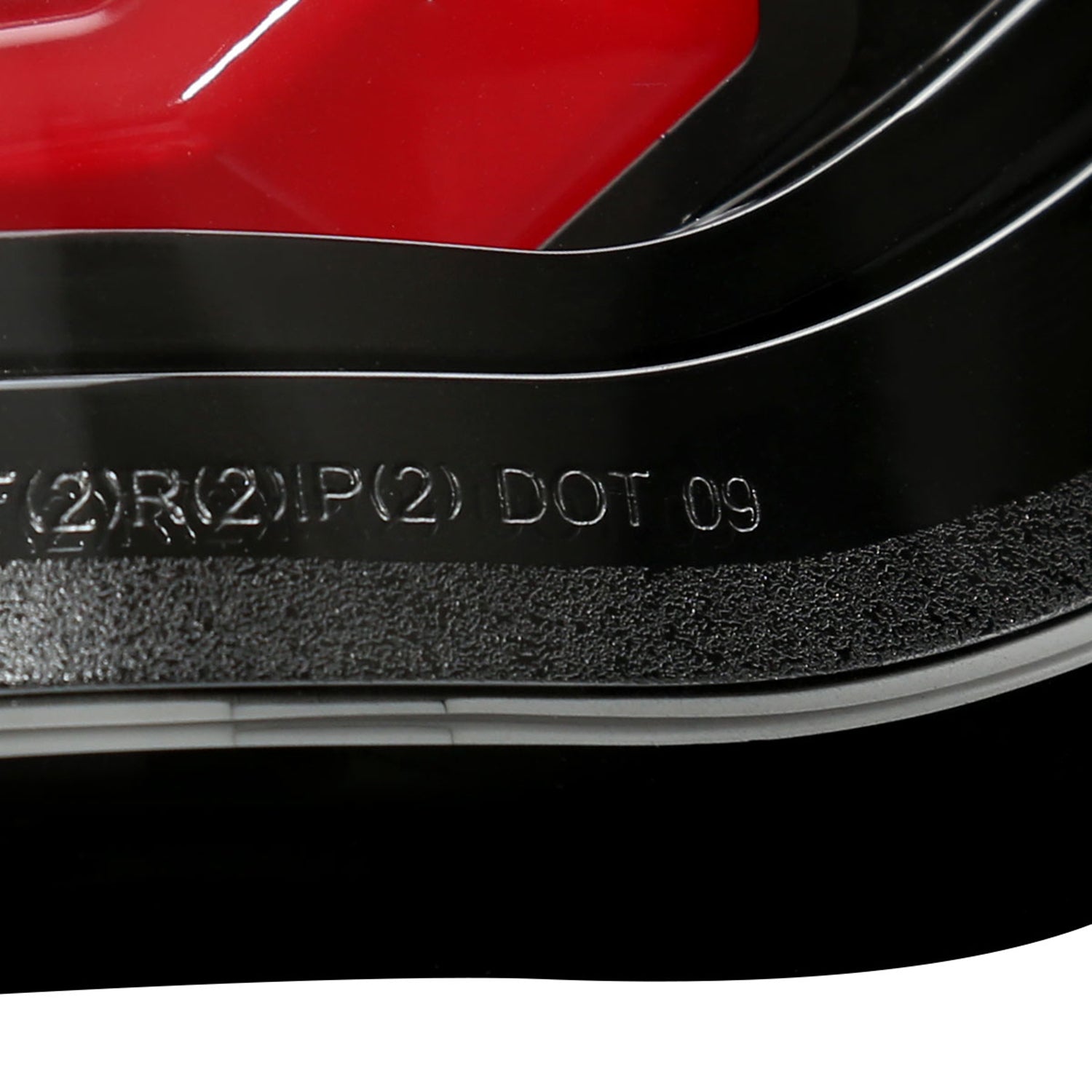 2009-2014 Ford F-150 Red C-Bar LED Tail Lights Jet Black Housing/Clear Lens