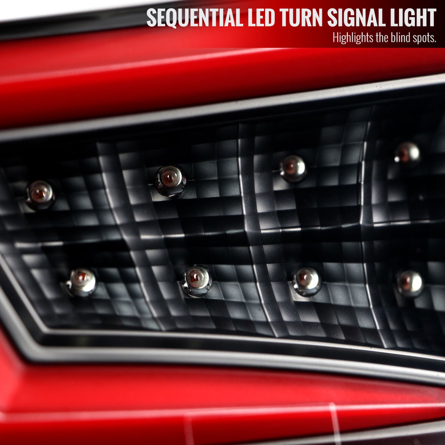 2012-2016 Scion FRS/ Subaru BRZ/ Toyota 86 Red Bar LED Tail Lights Satin Black