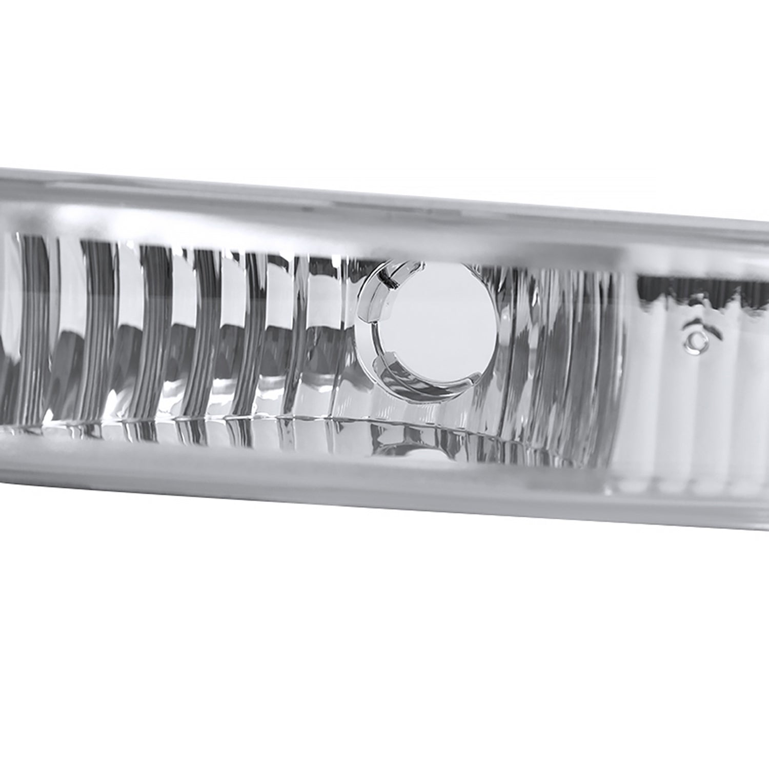 1998-2004 Chevy S10 Blazer Dual Halo Projector Headlights Bumper Lights Chrome