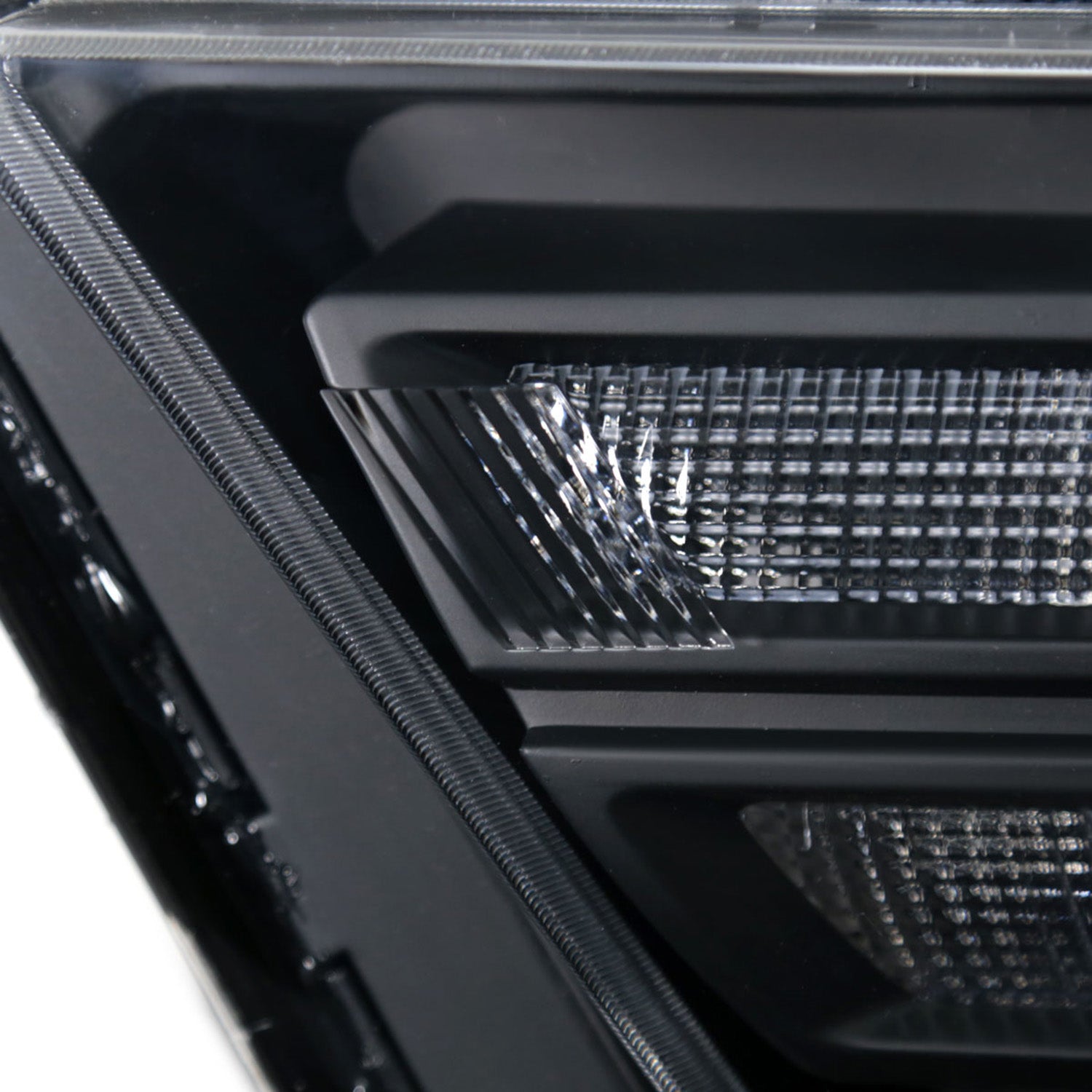 2010-2014 Ford Mustang Retrofit Style Projector Headlights Matte Black/Clear