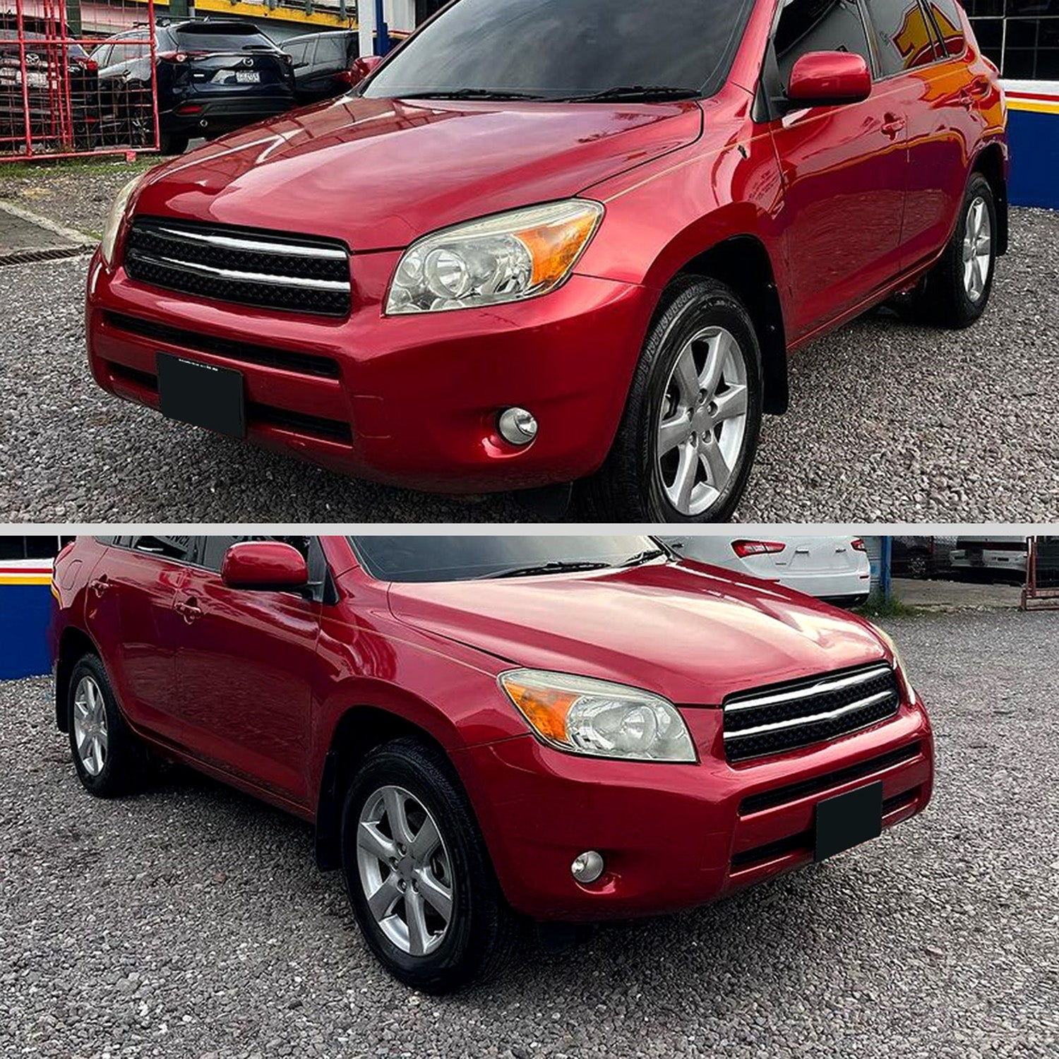 2006-2008 Toyota RAV4 Factory Style Headlights Chrome Housing/Clear Lens