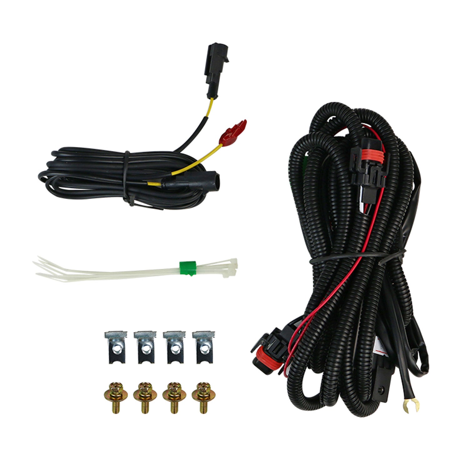 2013-2015 Nissan Altima Sedan SMD LED Projector Fog Lights Kit Chrome/Clear