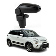 2014-2020 Fiat 500L Black Center Console Armrest Plastic PU Leather 1Pc