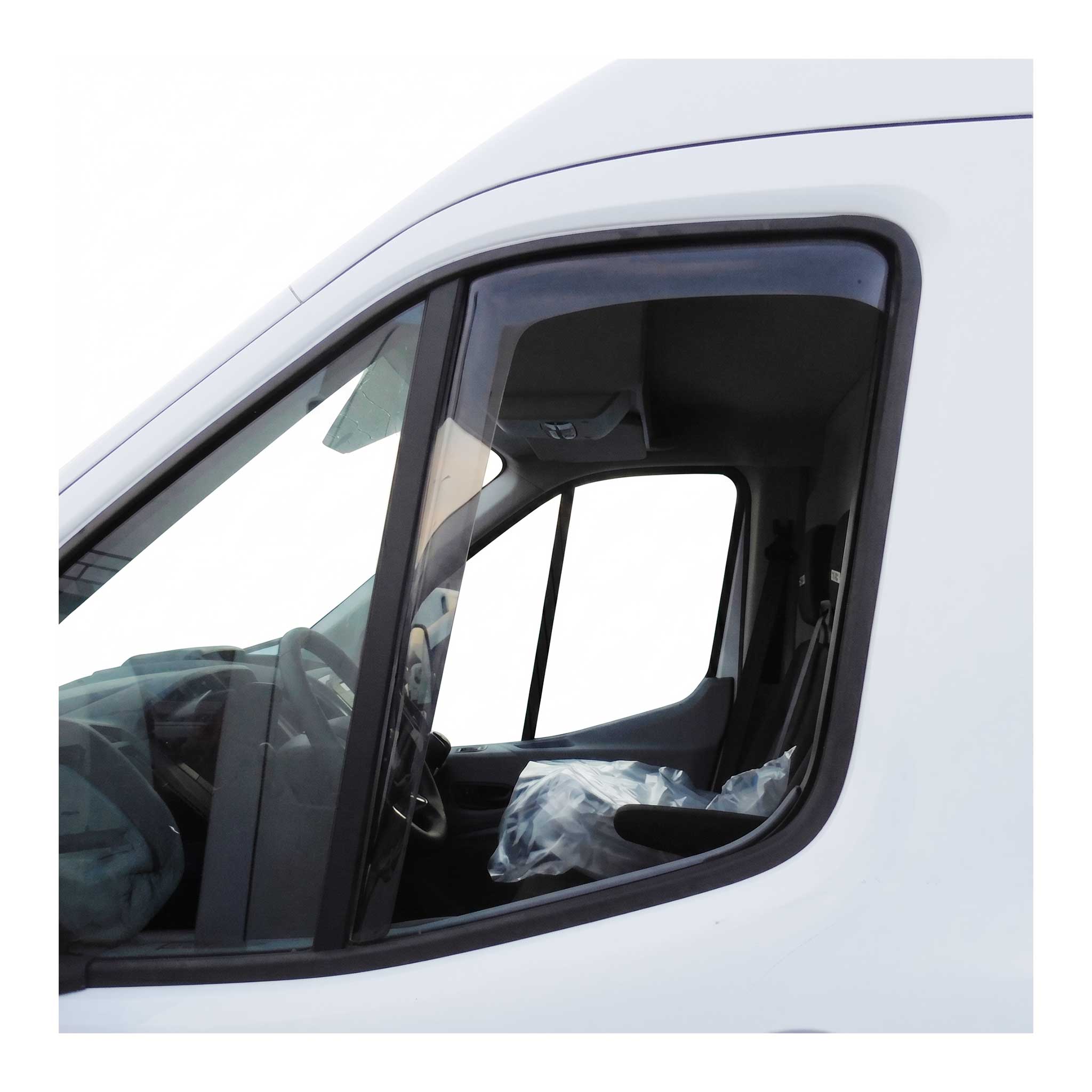 2003-2006 Dodge Sprinter Window Visor Vent Rain Deflector 2Pcs Smoke