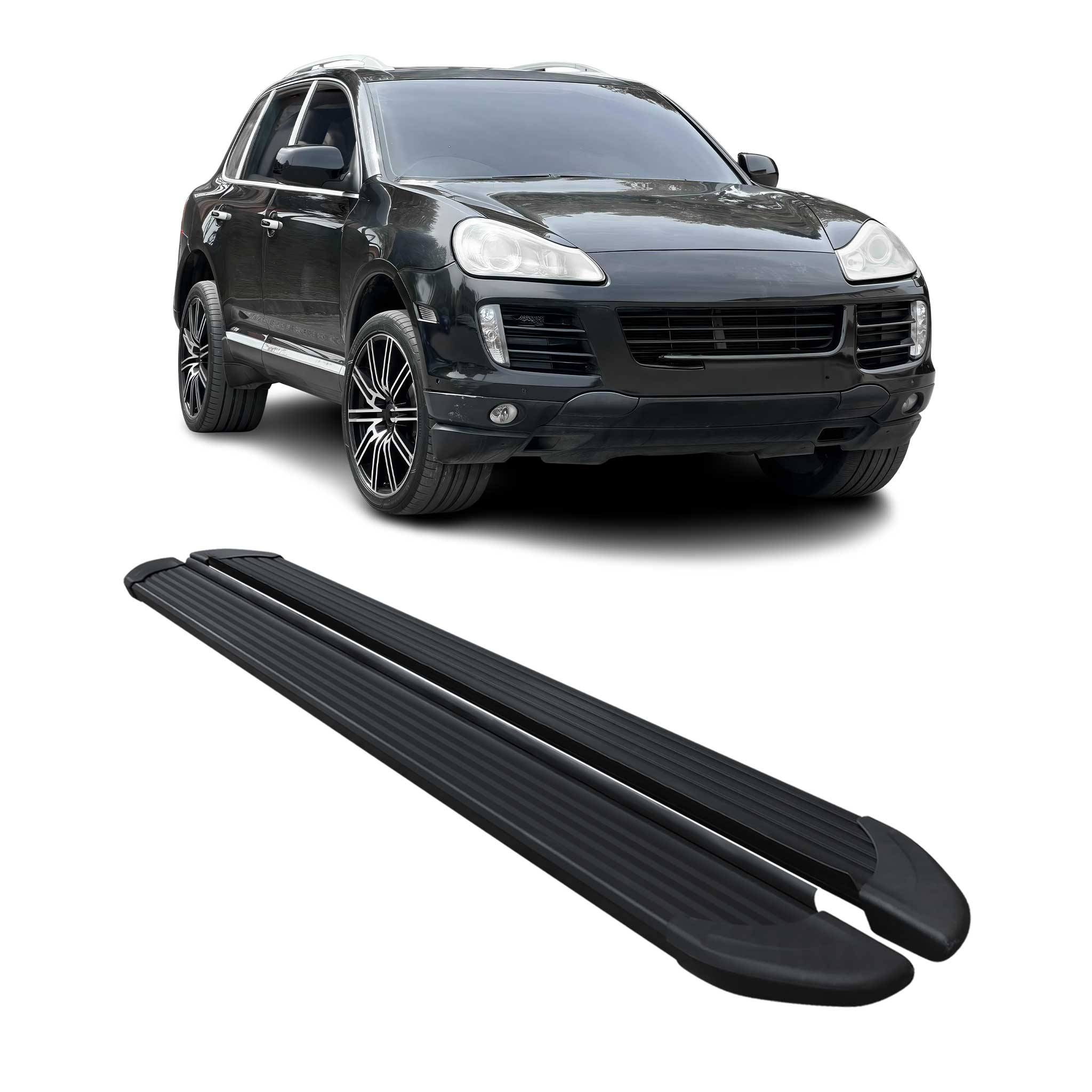 2010-2017 VW Touareg Running Boards Side Steps Black