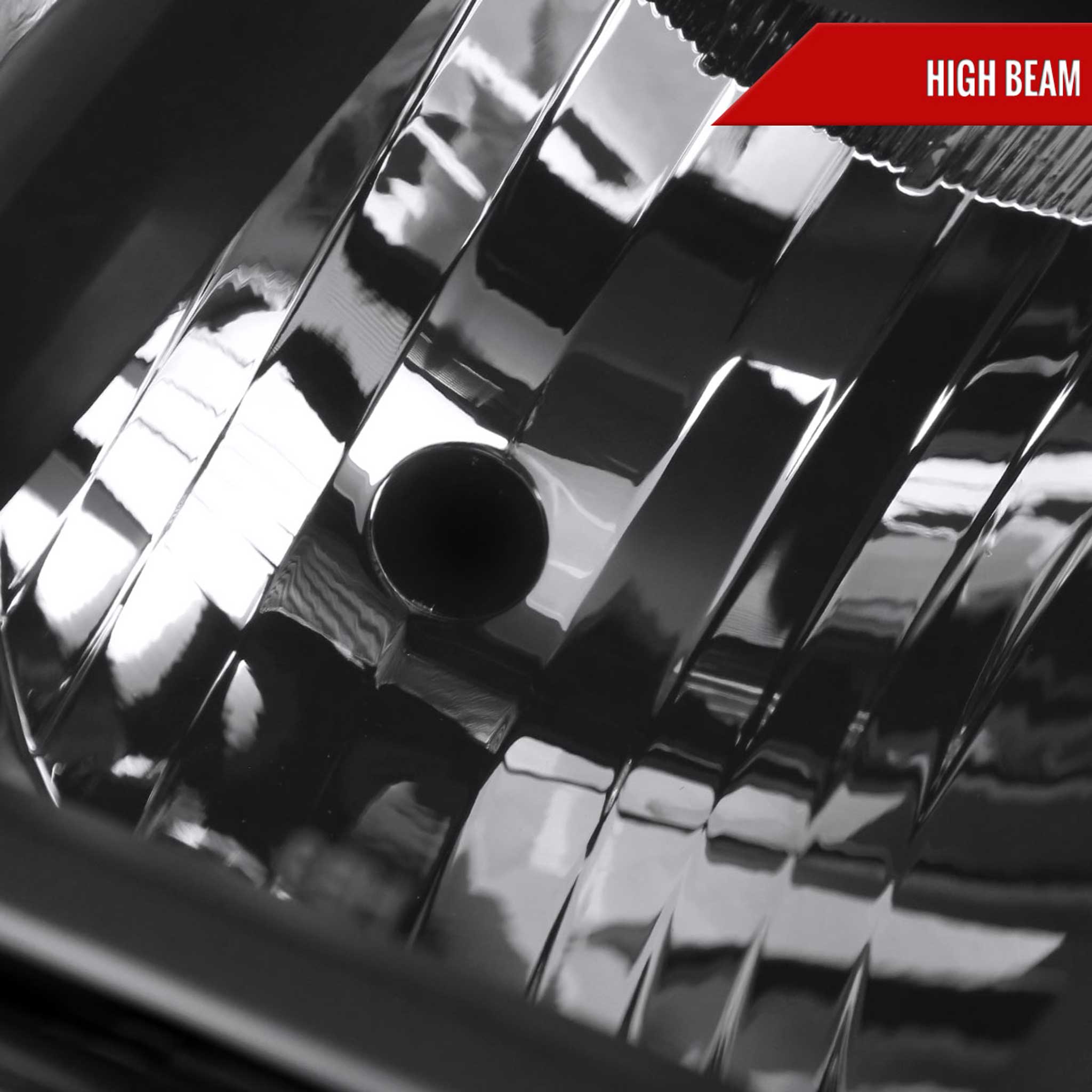For Dodge RAM 2500 3500 2019-2024 Factory Style Crystal Headlight Passenger Side Only Black Housing Clear Lens