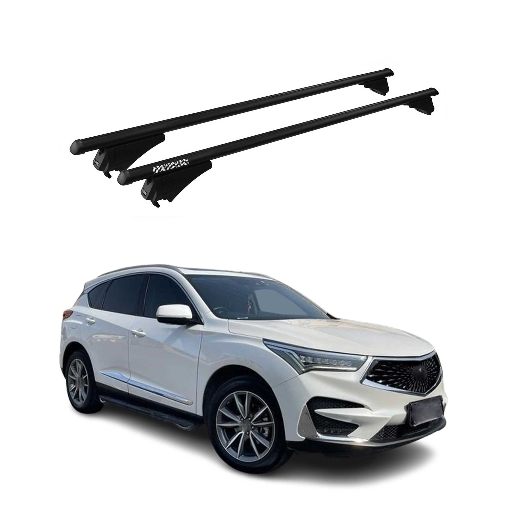 2019-2024 Acura RDX Roof Rack Cross Bars Black