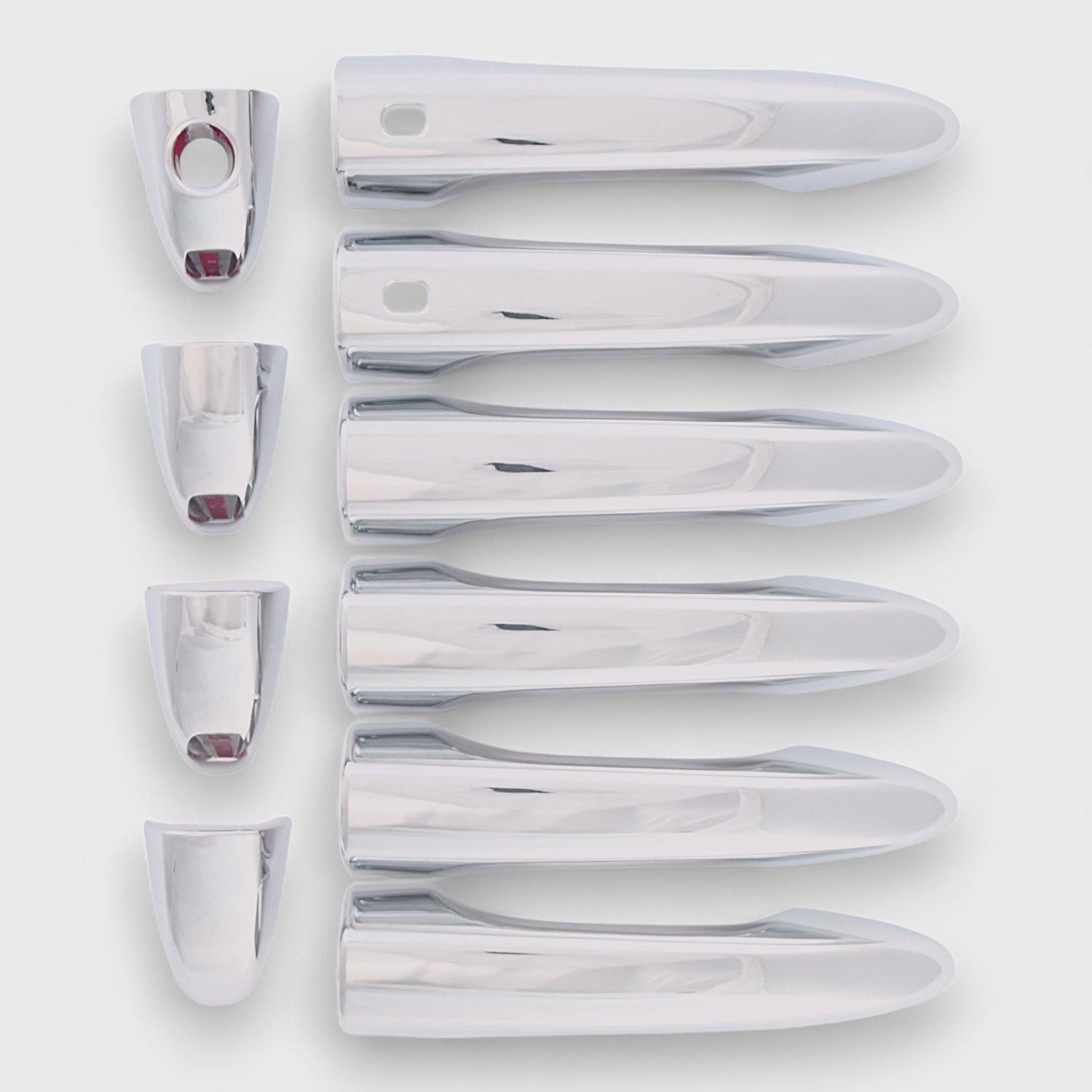 2017-2025 Jeep Compass Door Handle Cover Chrome 10Pcs ABS Plastic