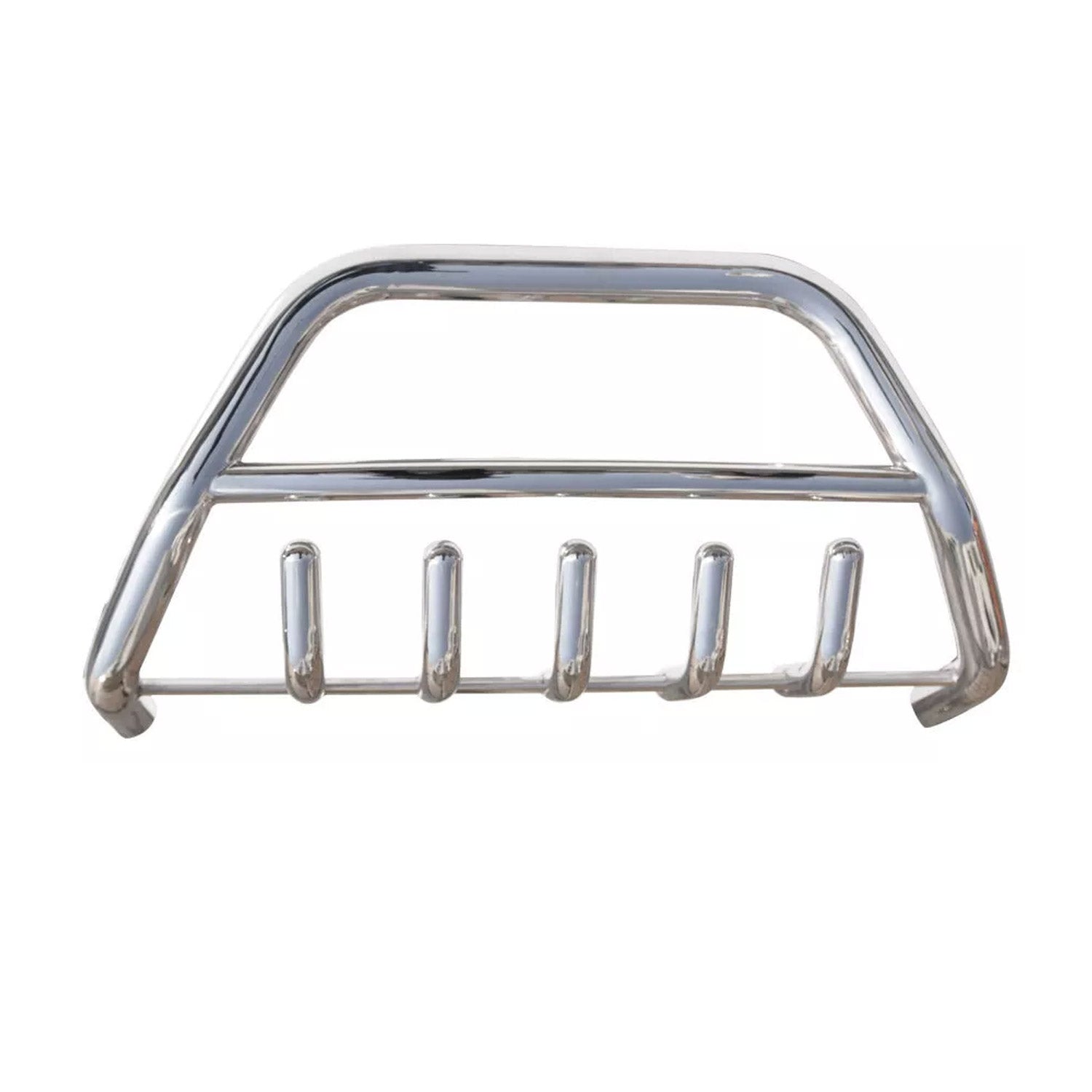 2018-2024 VW Tiguan II Bull Bar Push Front Bumper Grille S.Steel Silver 1 Pc