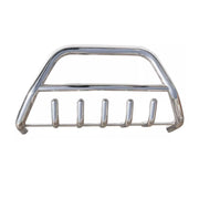2018-2024 VW Tiguan II Bull Bar Push Front Bumper Grille S.Steel Silver 1 Pc