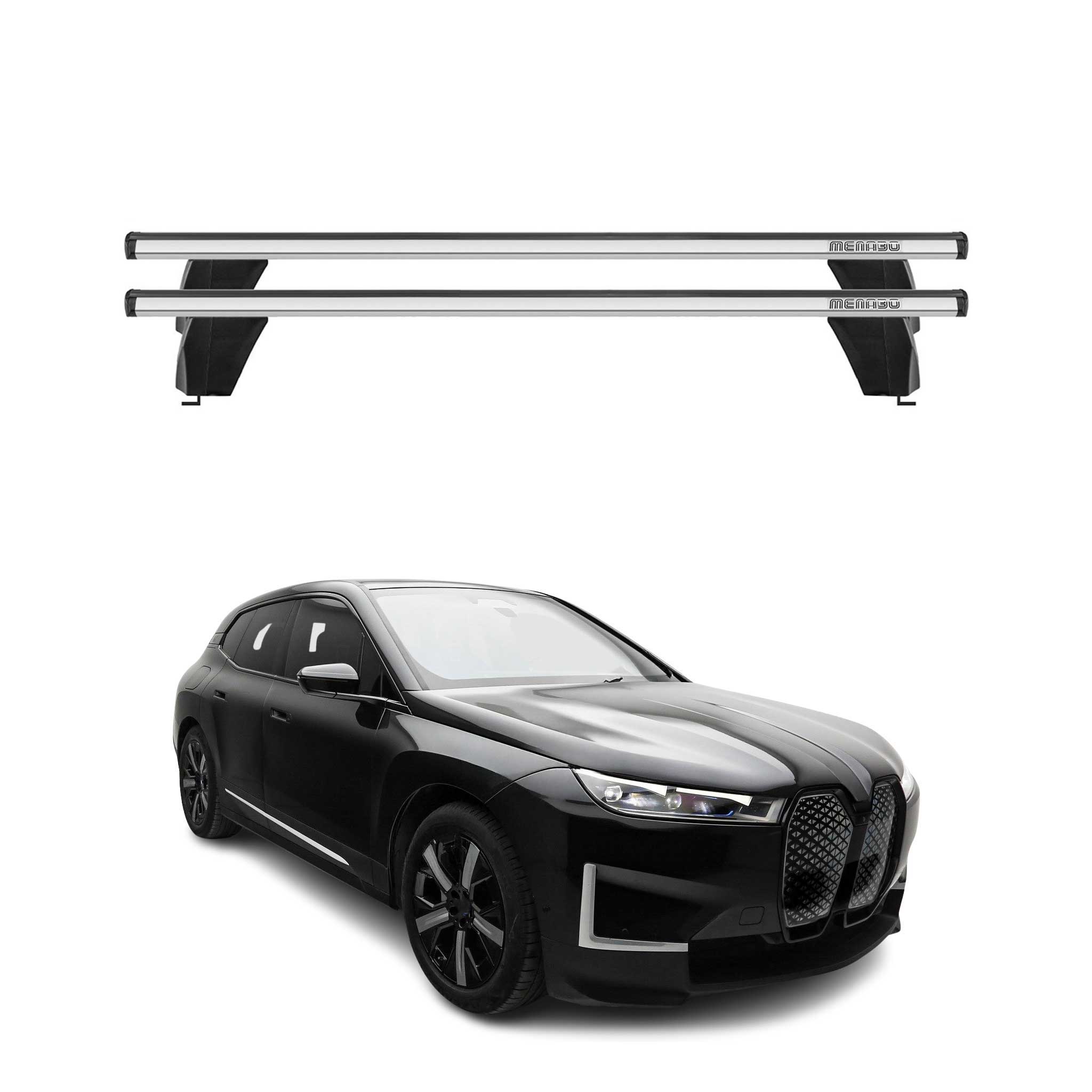 2022-2025 BMW iX Roof Rack Cross Bars Silver