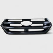 2015-2018 Ford Edge Grille Overlay Gloss Black 1Pcs ABS Plastic