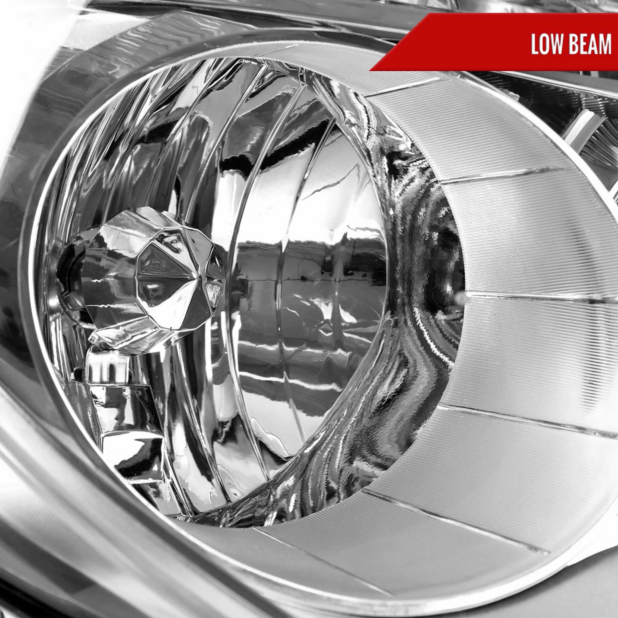 For Chevrolet Equinox 2010-2015 Passenger Side Factory Style Headlight Chrome Housing Clear Lens
