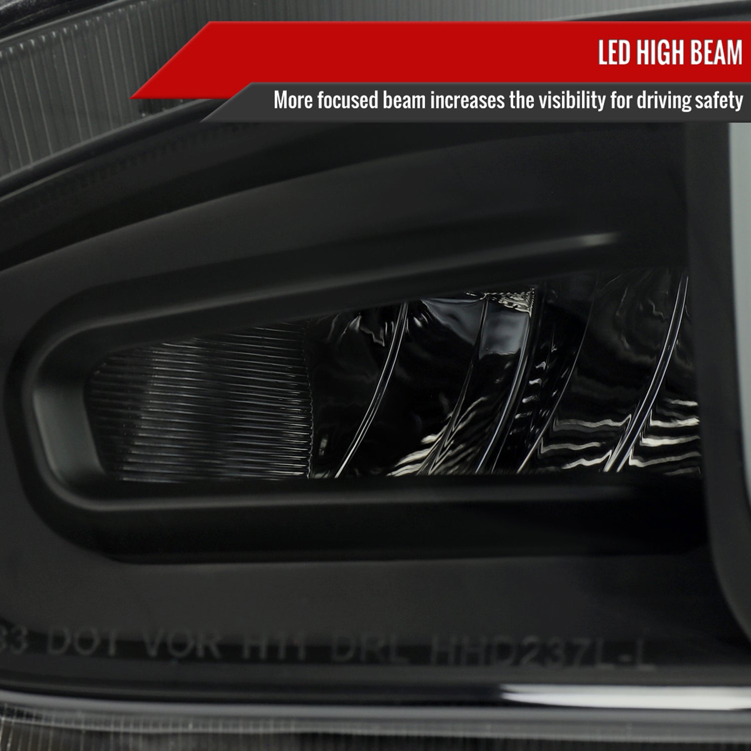 2016-2021 Honda Civic Full LED Projector Headlights Turn Signal Smoke