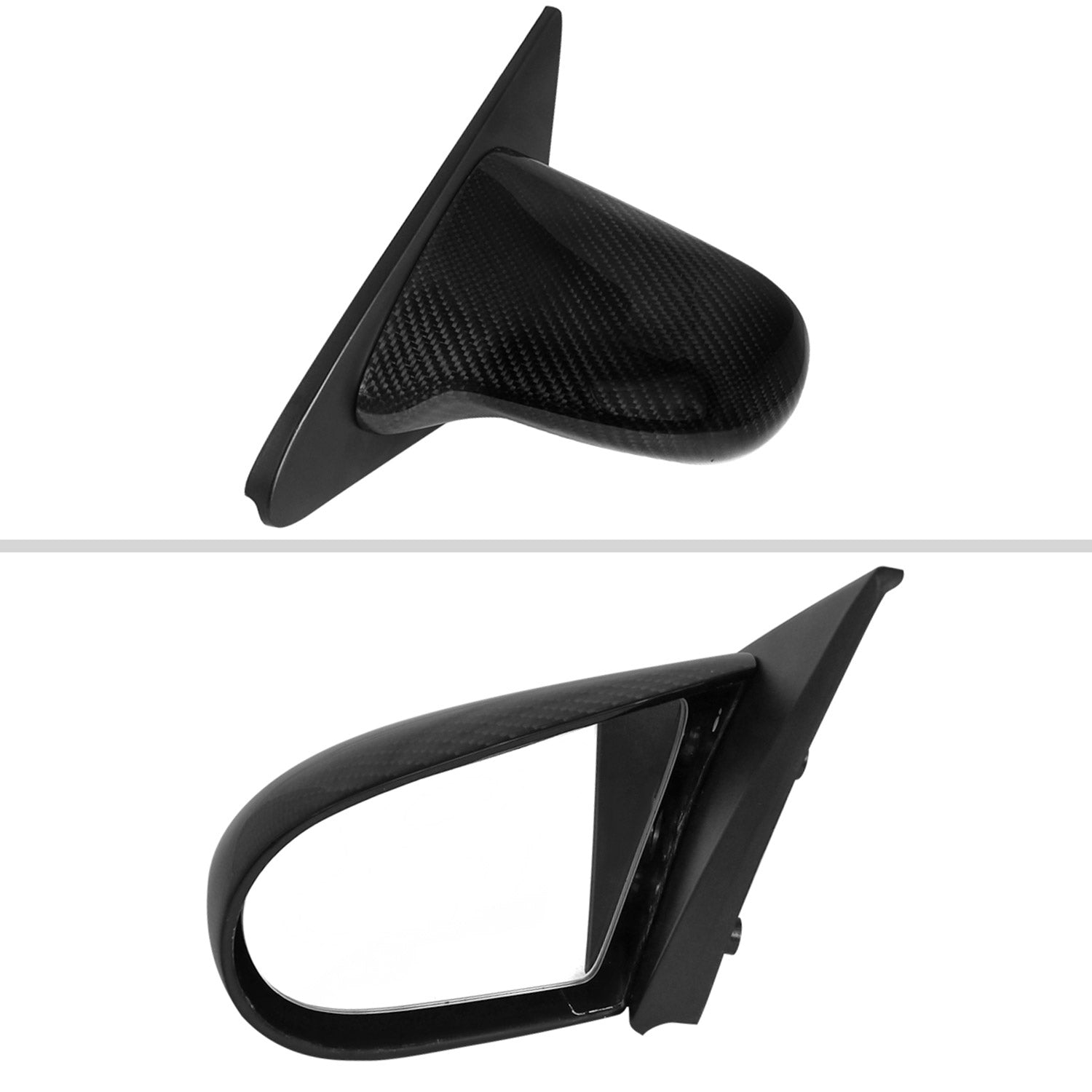 1992-1995 Honda Civic Coupe/Hatchback Carbon Fiber Shell Power Spoon Mirrors