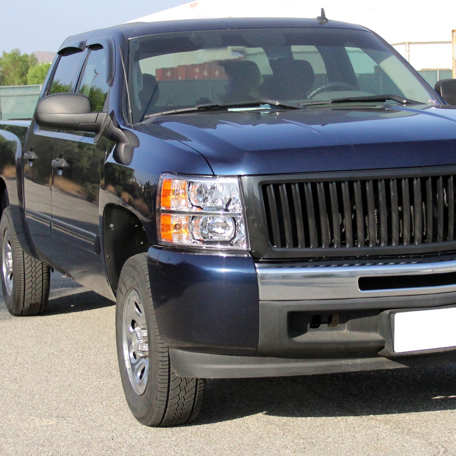 2007-2013 Chevy Silverado 1500/ 2500HD 3500HD Factory Headlights Chrome