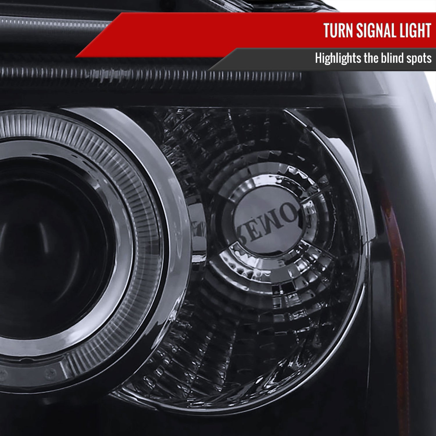 1999-2004 Jeep Grand Cherokee Dual Halo Projector Headlights Black/Smoke