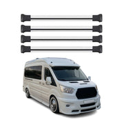 2015-2025 Ford Transit Roof Rack Cross Bars 4Pcs Silver