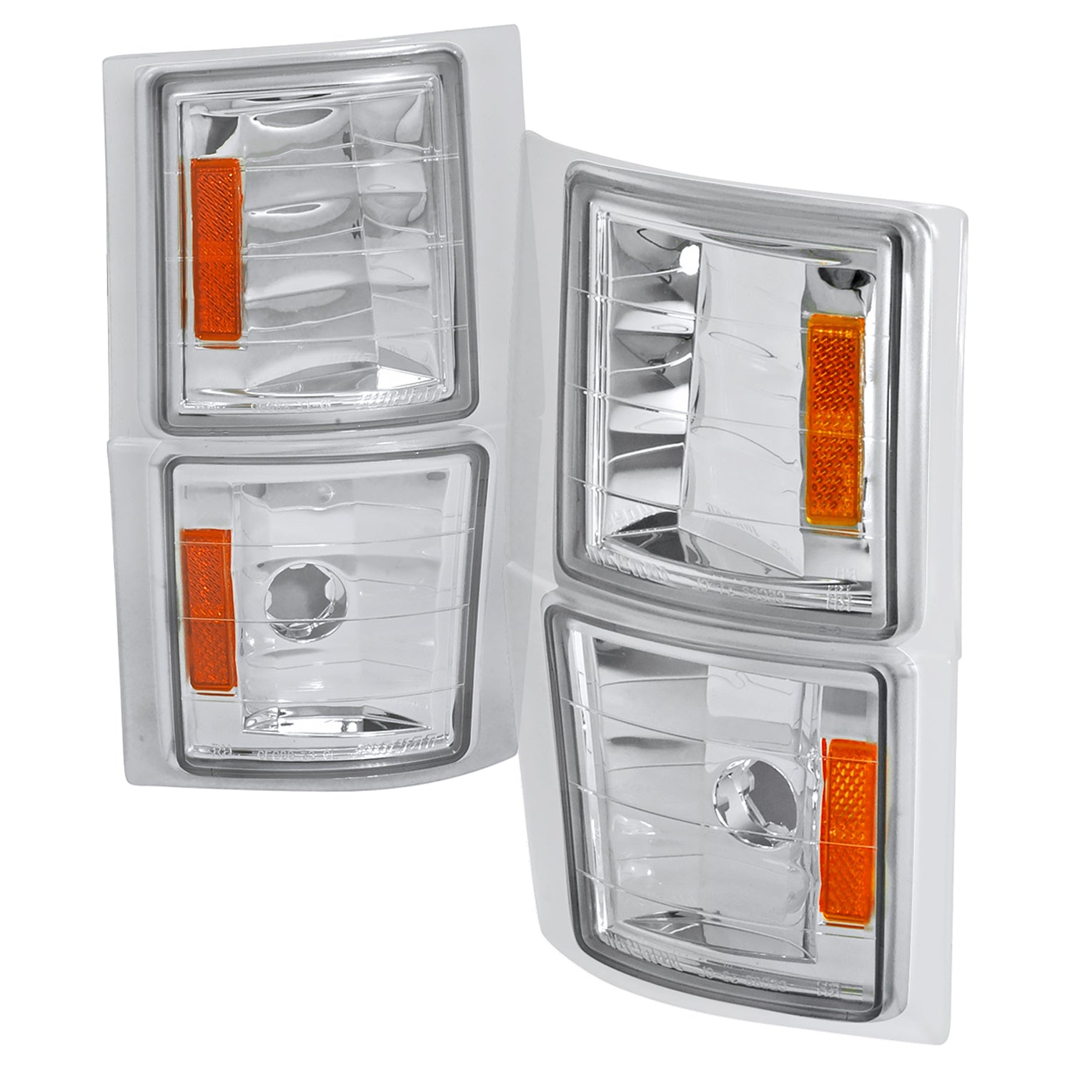 1994-1998 Chevy C/K C10/Tahoe/Suburban/Silverado Corner Lights Chrome/Clear