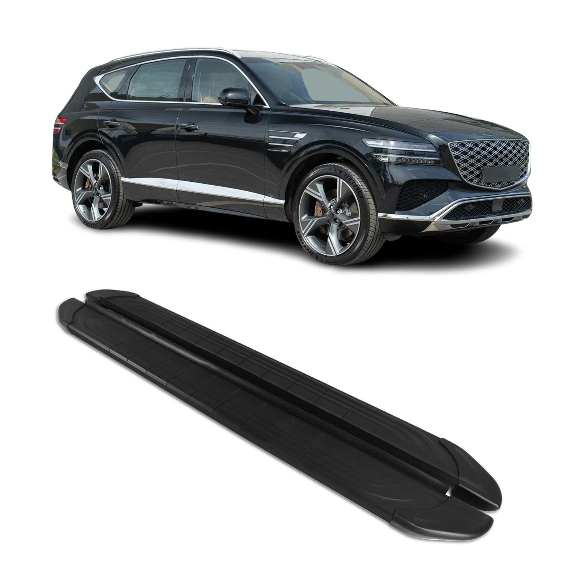 2021-2026 Genesis GV80 Nerf Bar Side Step Running Boards Alu 2x