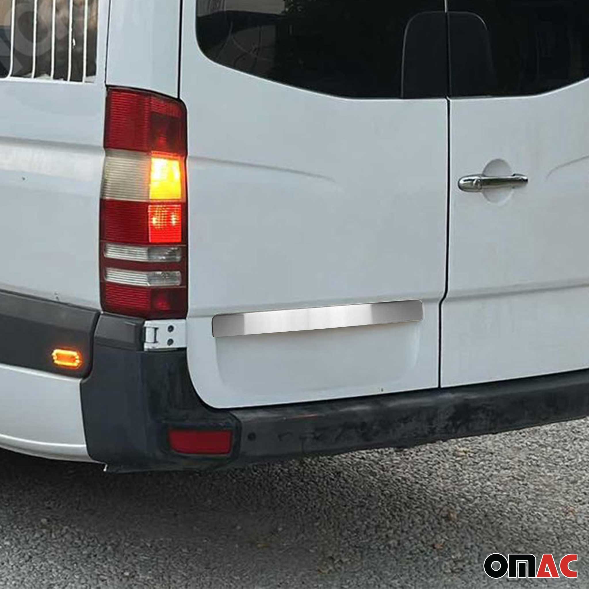 2006-2018 Mercedes Sprinter W906 Trunk Door Handle Cover Brushed Stainless Steel