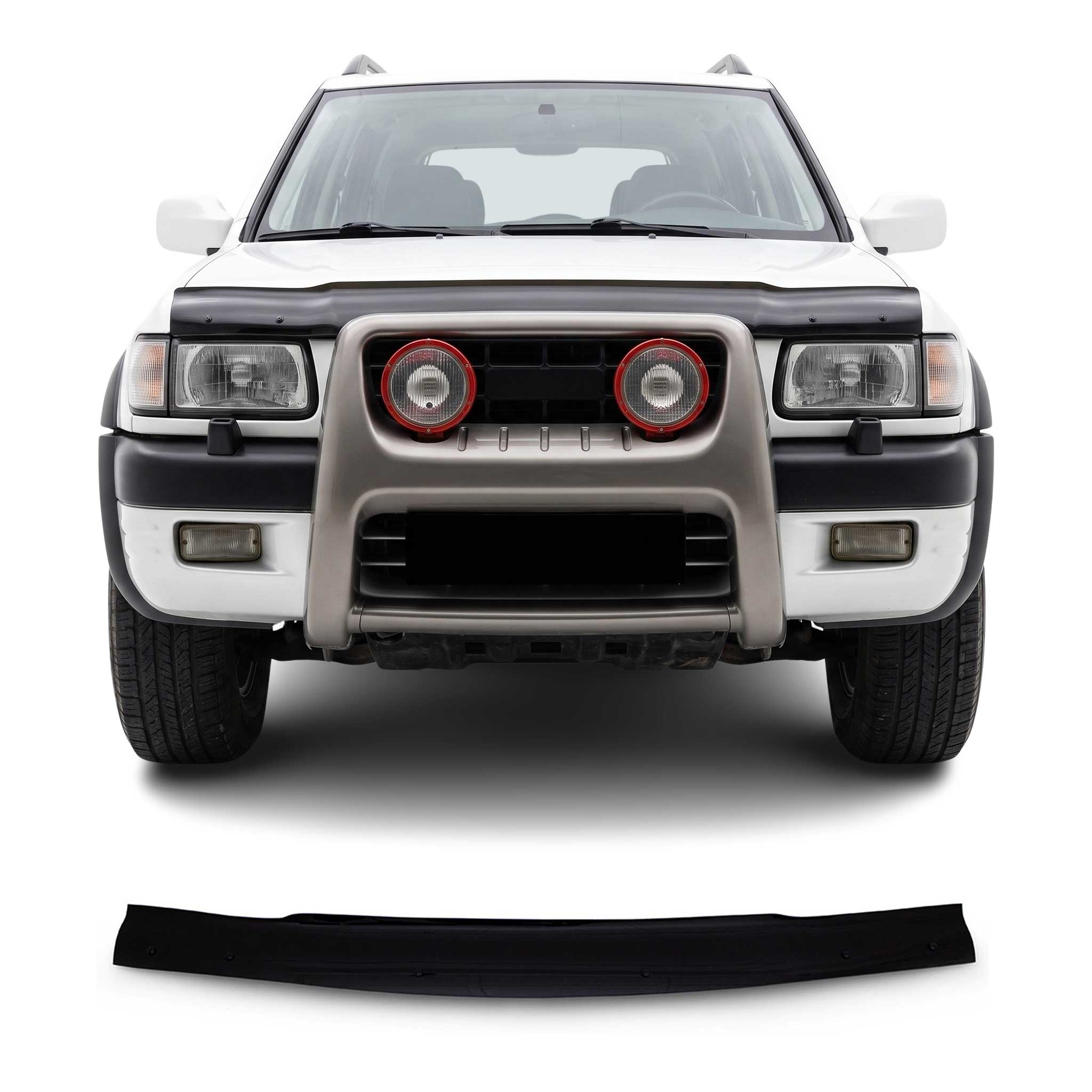 1998-2004 Isuzu Rodeo Front Bug Shield Hood Deflector 1 Pc Smoke