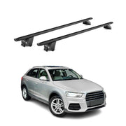 2015-2018 Audi Q3 Roof Rack Cross Bars Black