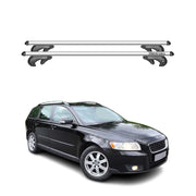 2008-2012 Volvo V50 Roof Rack Cross Bars Silver