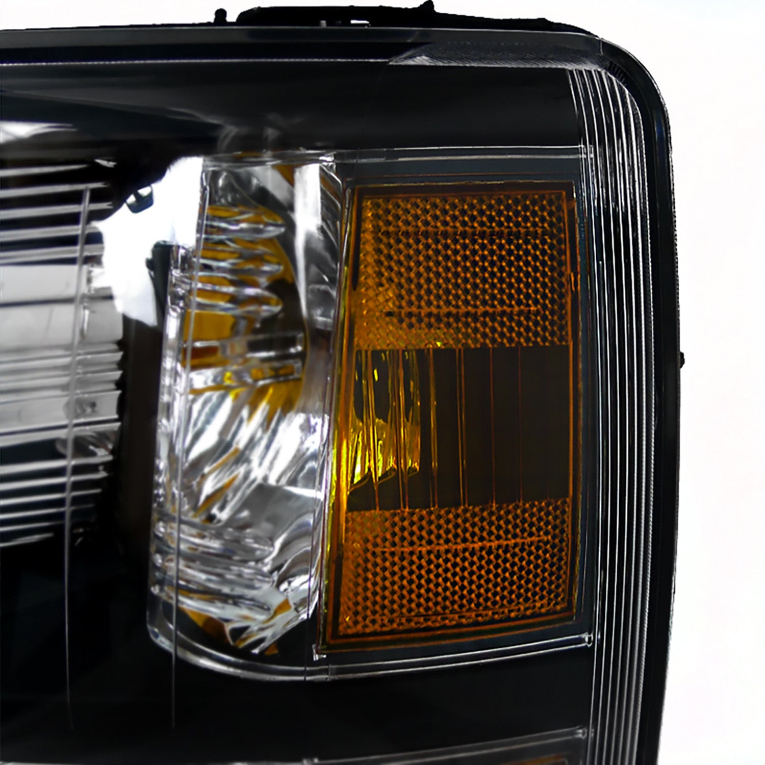 2007-2013 Chevy Silverado 1500/ 2500HD 3500HD Factory Headlights Matte Black