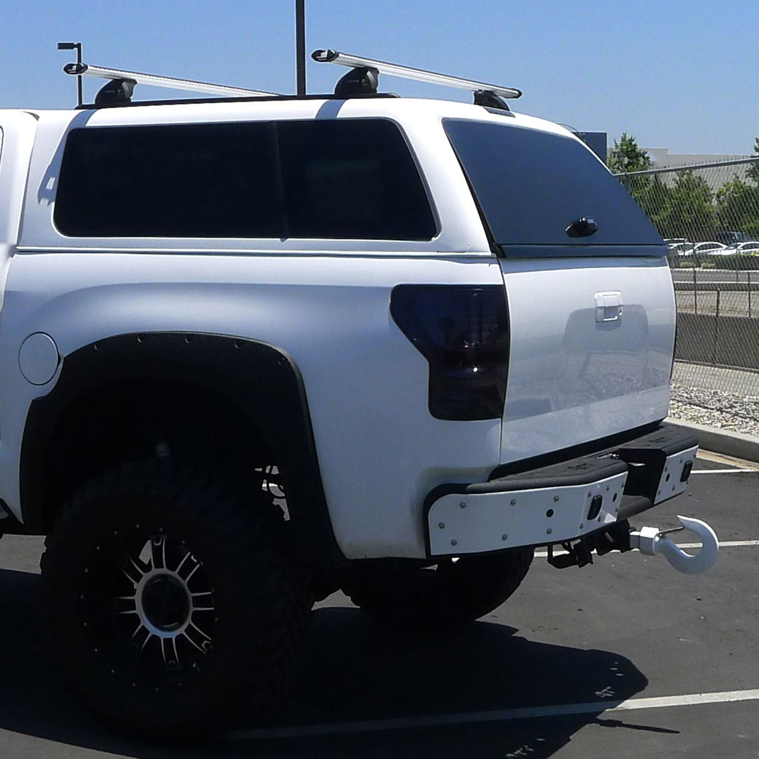 2007-2013 Toyota Tundra LED Tail Lights Chrome Housing/Smoke Lens