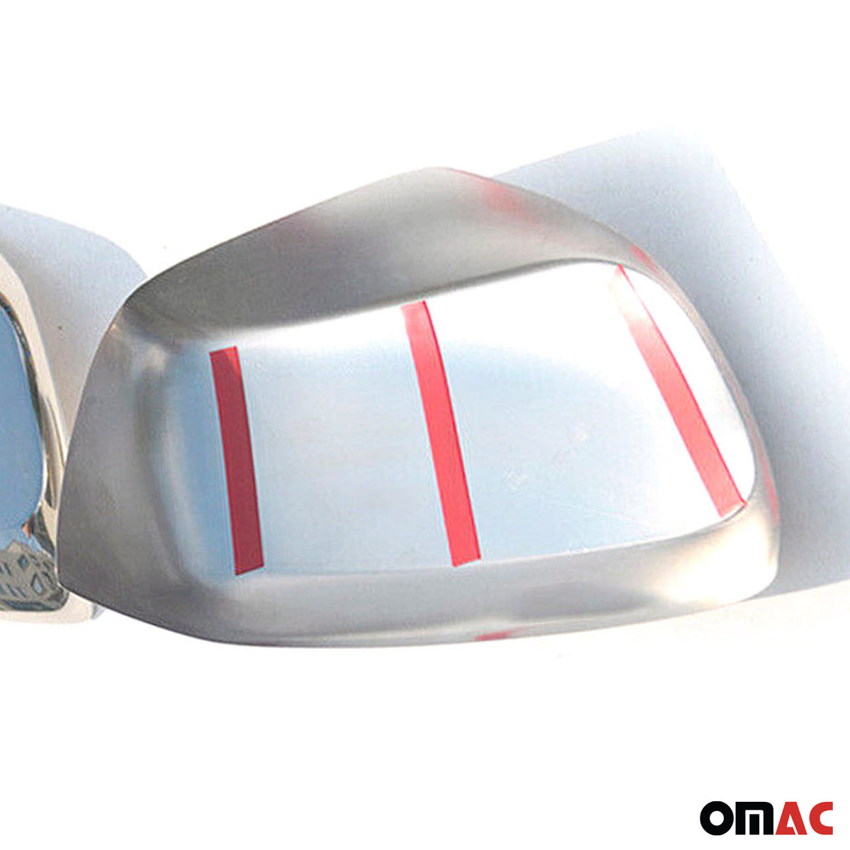 2008-2015 Lexus LX 570 Side Mirror Cover Caps Stainless Steel Silver 2 Pcs