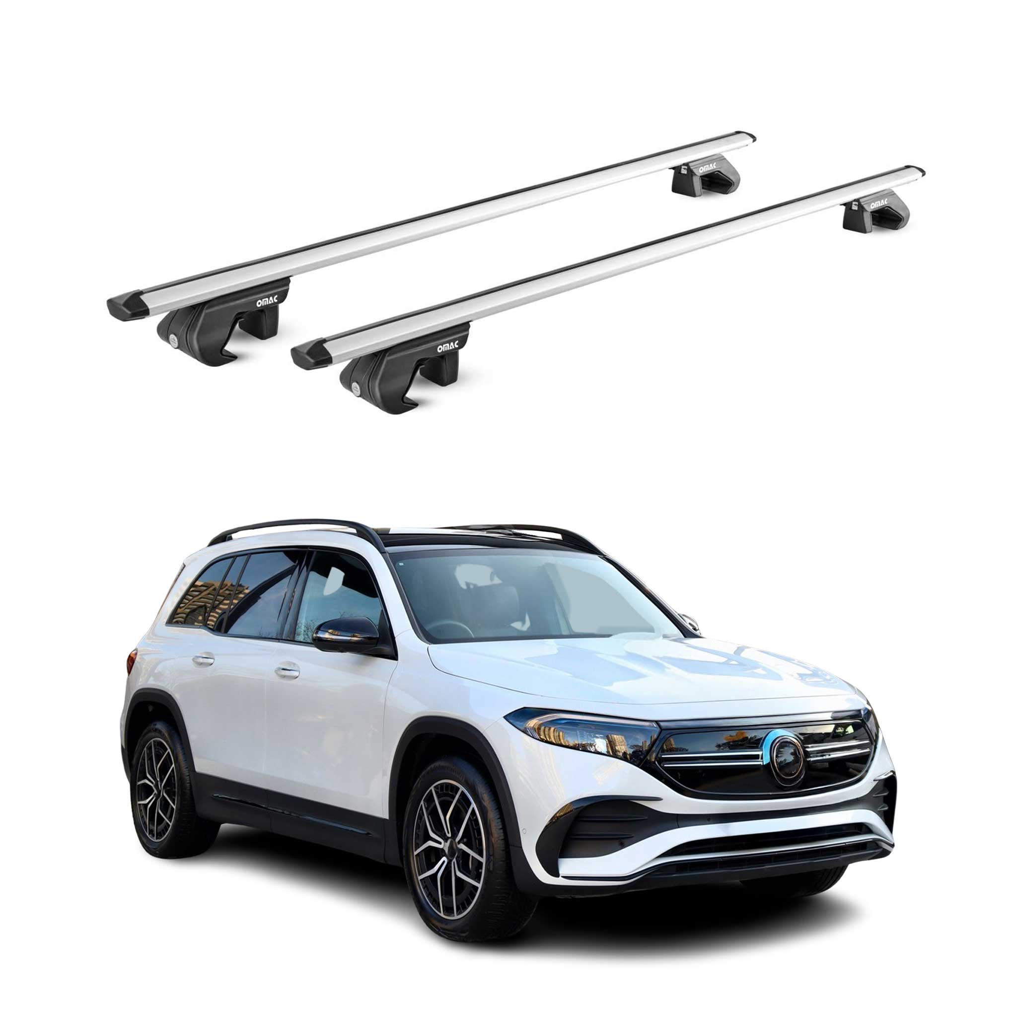 2022-2025 Mercedes EQB Roof Rack Cross Bars Silver