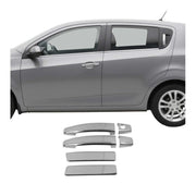 2012-2015 Chevrolet Sonic Hatchback Car Door Handle Cover Protector Stainless Steel 6x