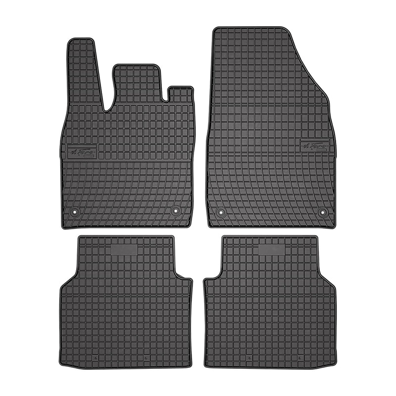 2021-2024 VW ID.4 Floor Mats Liners Full Set All Weather Rubber Black